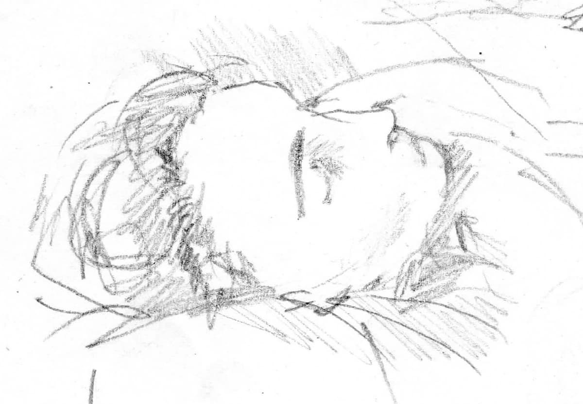 Sleeping Portrait of Brother (2)